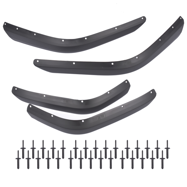 Front & Rear Fender Flares Extensions Set for Jeep Wrangler JL JLU l4 V6 18-24