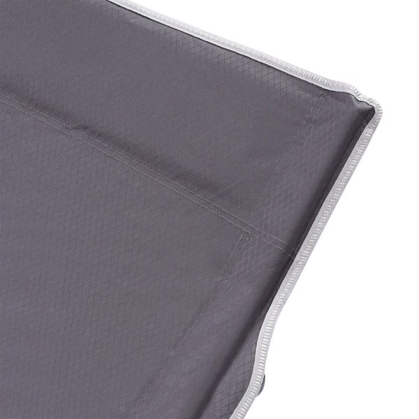 Heavy Duty Single Folding Bed Camping Travel Guest Lightweight With Grey Mat UK