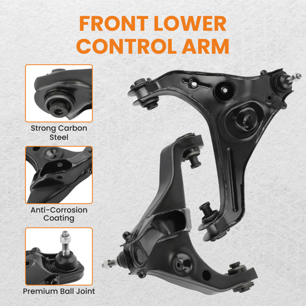 2pcs Front Lower Control Arms Left & Right for 2009-2013 Ford F-150 Expedition	