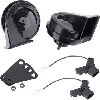 Car Horn Compatible with Toyota, 12V Waterproof Snail Horn High/Low Tone Kit