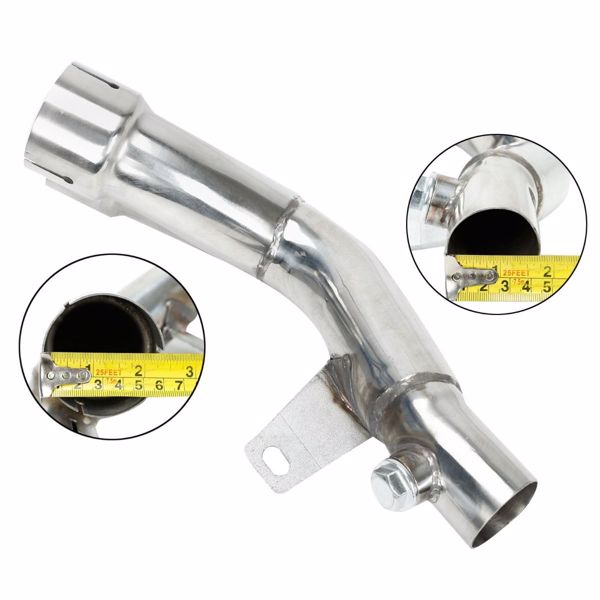 Exhaust Downpipe for YAMAHA Y Middle YZF-R6 R600 2006-2019 MT001114（Temu & Amazon prohibits sales）(No support for returns without reason)