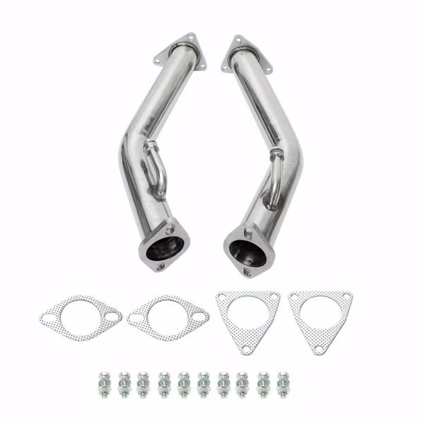 Exhaust Downpipe for Nissan 09-18 370z 08-13 Infiniti G37 MT001115(Ban the sale of Amazon)(No support for returns without reason)