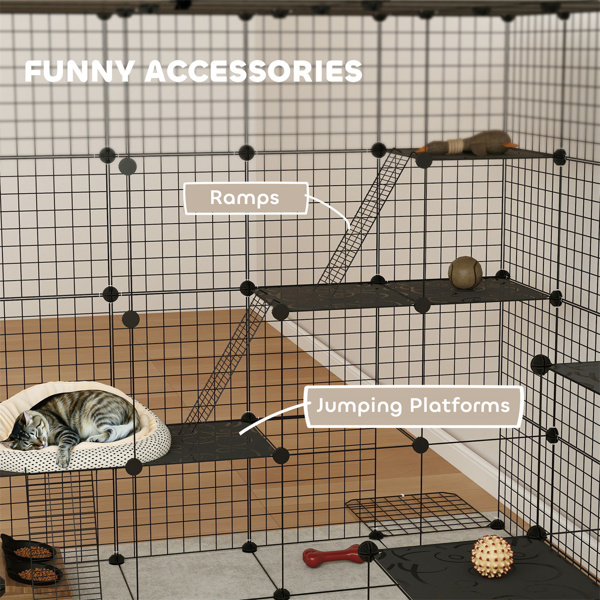 Cat Play Tunnel/Cat Cage ( Amazon Shipping)（Prohibited by WalMart）