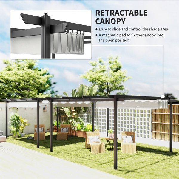 Retractable Pergola Canopy