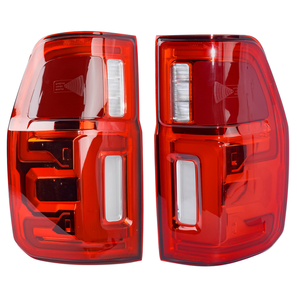 Pair Left & Right LED Tail Light Assembly w/ Blind Spot for Ford Ranger 2019-2023 KB3Z13405G KB3Z13404G