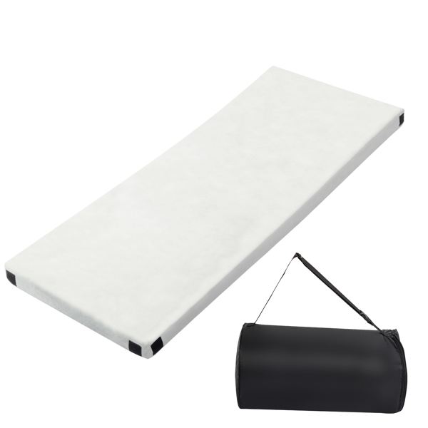 75"D x 30"W x 2.5"H  sleeping mat for camping grey