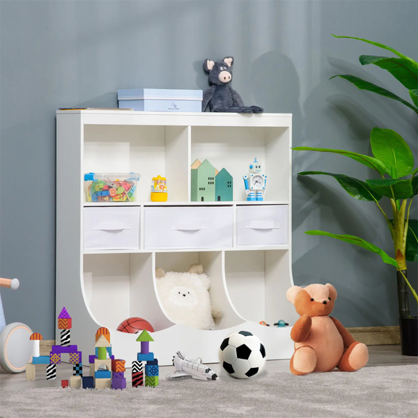 White bookcase/display bookcase for children