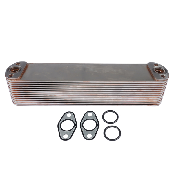 Engine Oil Cooler w/ Gaskets for Cummins 15L ISX QSX QSX15 ISX15 2008-2015 Diesel Engine 4965487