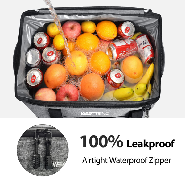 75cans (13 gallons) cooler bag, portable for Grocery Shopping,Camping,Travling （Amazon Shipping）（Prohibited by WalMart）（No shipment on weekends）