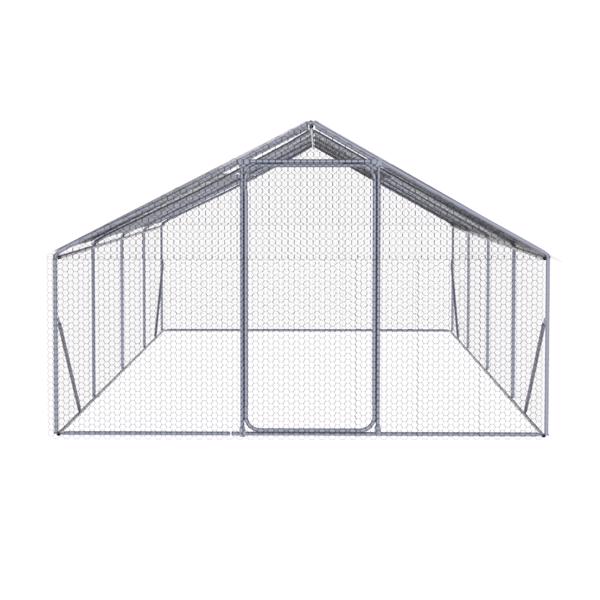 Outdoor chicken coop metal big space 26*10*6FT