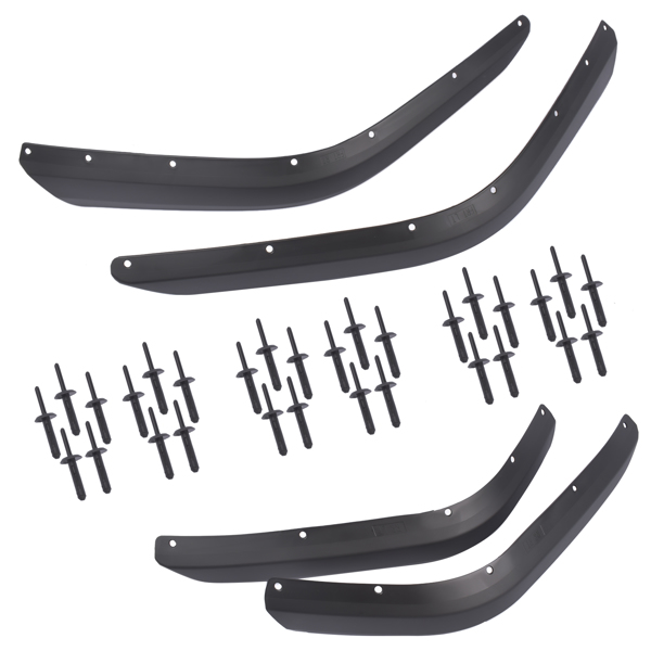 Front & Rear Fender Flares Extensions Set for Jeep Wrangler JL JLU l4 V6 18-24