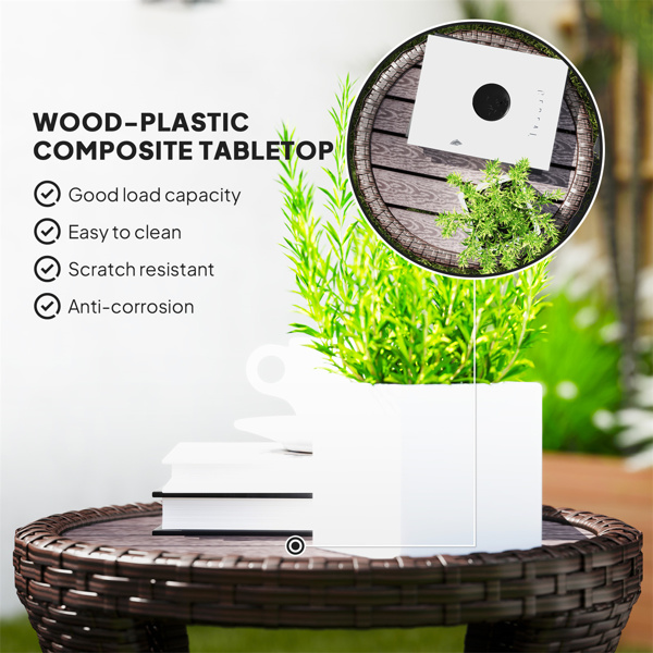 Rattan Table、Coffee Table ( Amazon Shipping)（Prohibited by WalMart）