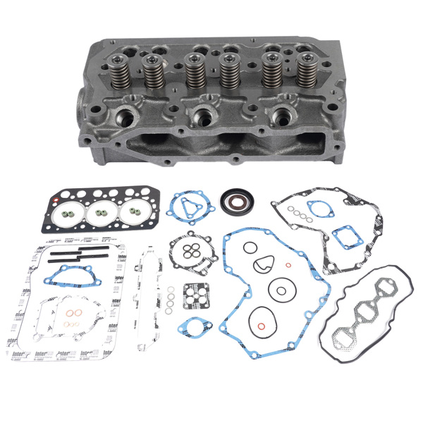 Cylinder Head Assy & Gasket Set for Mitsubishi S3L CAT EC25 Caterpillar 303SR