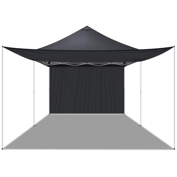 10x10FT pop up Canopy Tent with 2 sidewalls, Outdoor Canopy Tent for Parties