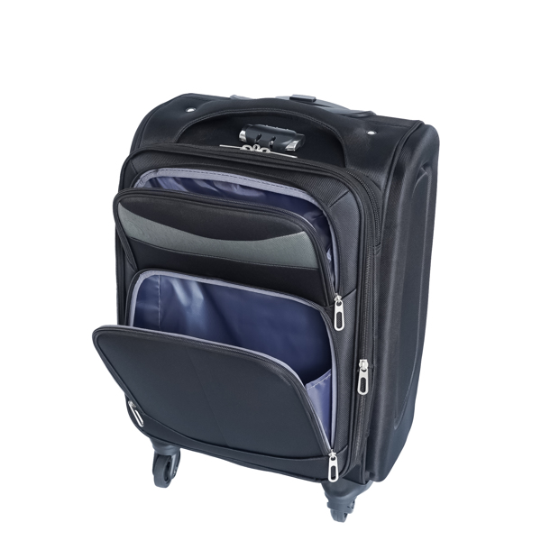 20 inch suitcase black