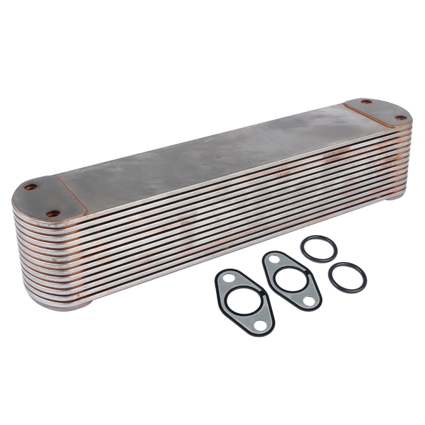 Engine Oil Cooler w/ Gaskets for Cummins 15L ISX QSX QSX15 ISX15 2008-2015 Diesel Engine 4965487