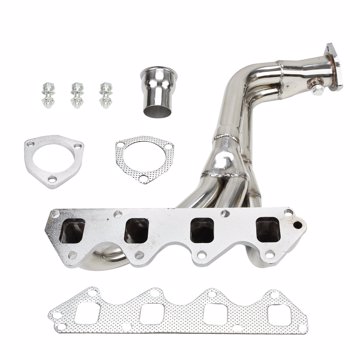 Silver Exhaust Header Suzuki 89-94 Geo Tracker 1.6L 85-95 Samurai 1.3L 89-94 Sidekick 1.6L MT001081（Temu & Amazon prohibits sales）(No support for returns without reason)