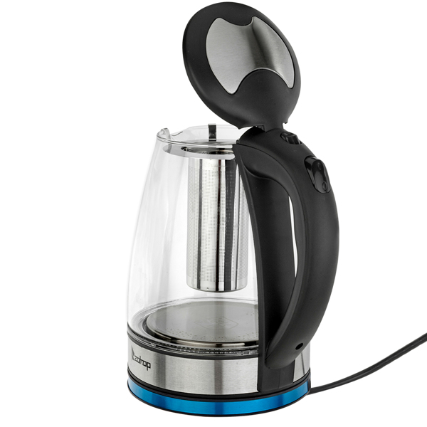 [Same model: 22701299]ZOKOP HD-1861-A 220V 2000W 1.8L Electric Glass Kettle UK Plug