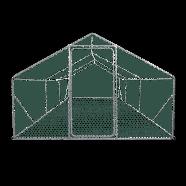 Outdoor chicken coop metal big space 20*10*6FT 3 Unit for Outdoor Farm Use