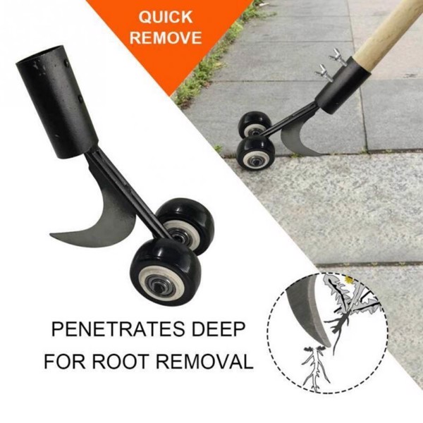 2IN1 Adjustable Weeds Snatcher No Bending Down Weeding Remover Hook Tool Garden