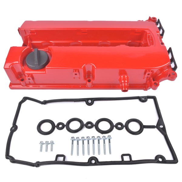 Aluminum Red Valve Cover & Gasket for Pontiac G3 Chevy Cruze Sonic Aveo Aveo5 Saturn Astra 1.6 1.8L 2008-2018 55558673, 55564395