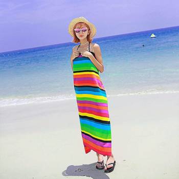 Striped Extra Large Microfibre Lightweight Beach Towel Quick Dry Travel Towel