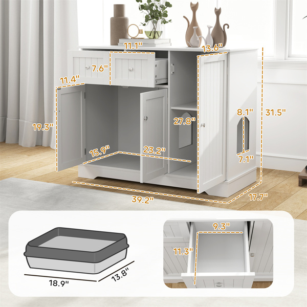 Cat Litter Box、Cat Litter Box Enclosure 