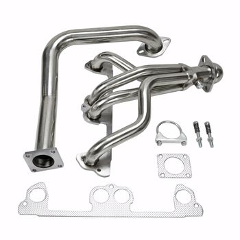 Jeep Wrangler YJ 1991-1995 2.5L L4 Exhaust Manifold Header w/ Downpip MT001047（Temu & Amazon prohibits sales）(No support for returns without reason)