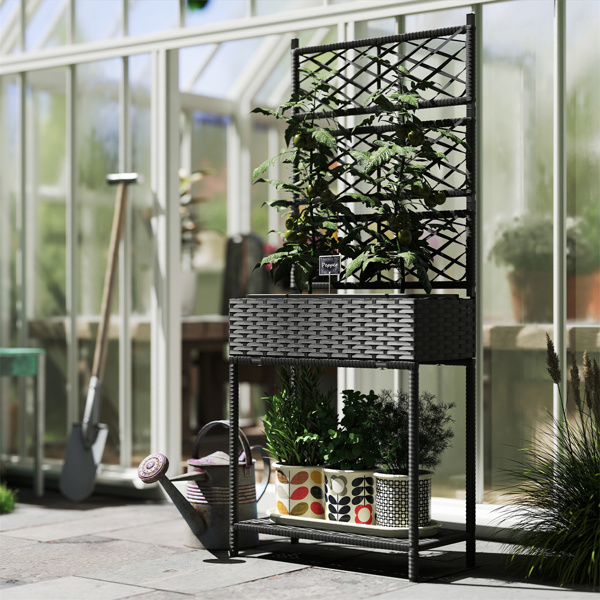 Rattan Plant Stand 