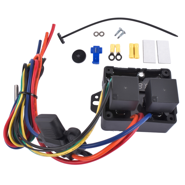 0444 Digital Radiator Fans Controller Swith Kit 12V and 24V PART #DC-0444