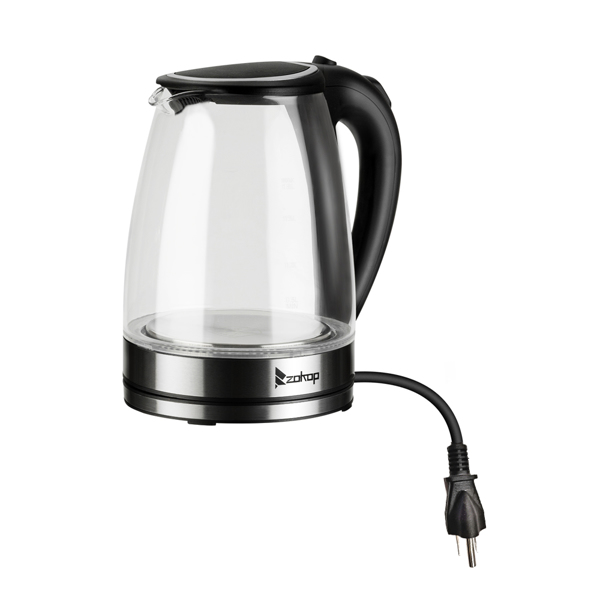 [Same model: 94353526] HD-1857-A 220V 2000W 1.8L Electric Glass Kettle UK Plug