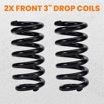 3\\" Front Lowering Coil Springs Drop Kit For Chevy C10 GMC C15 1963-1987