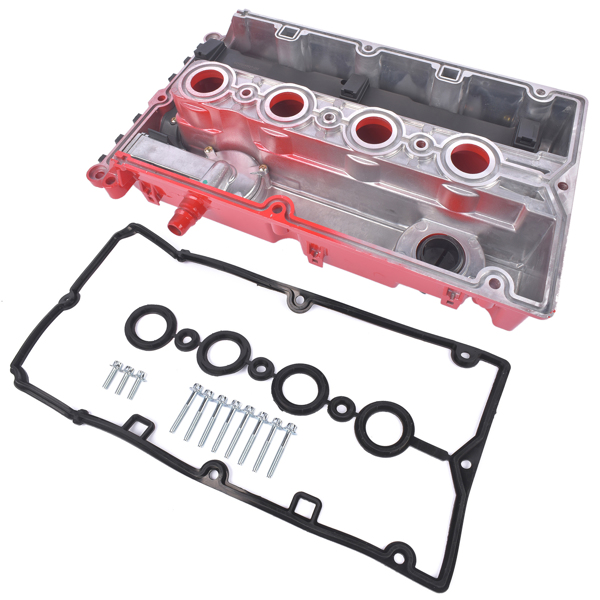 Aluminum Red Valve Cover & Gasket for Pontiac G3 Chevy Cruze Sonic Aveo Aveo5 Saturn Astra 1.6 1.8L 2008-2018 55558673, 55564395