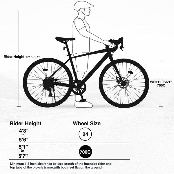 700C Road Bike ,7 Speed Road Bike, for Men Women ,Aluminum Alloy Frame