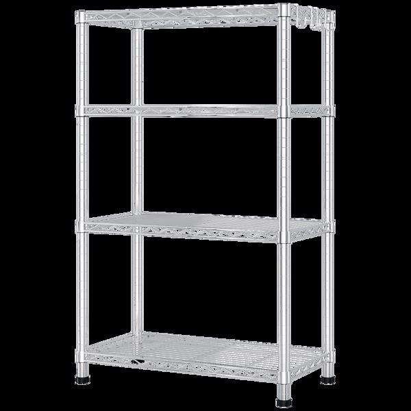 8 tier Heavy Duty Storage Shelves  70.87" H   Wire Shelving Unit with Wheels 1344LBS  NSF Metal Shelves for Storage Adjustable Garage Storage Rack Pantry Shelf Commercial Shelving, 70.87" H X 17.72''W