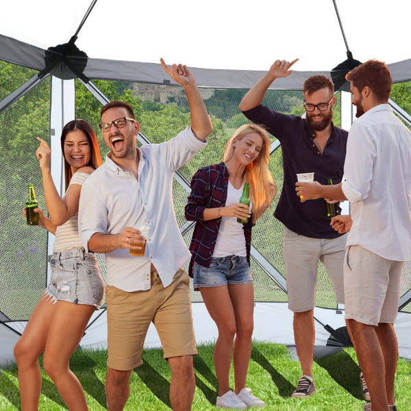 12' x 12' Outdoor pop-up camping canopy