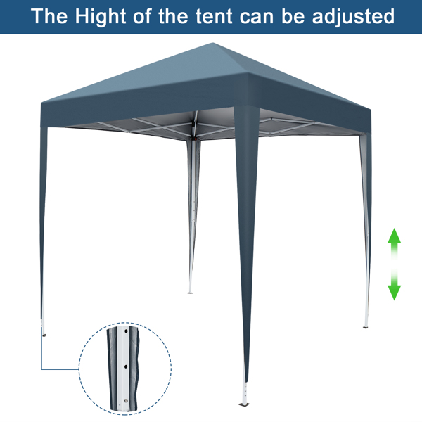 2 x 2m Practical Waterproof Right-Angle Folding Tent Blue