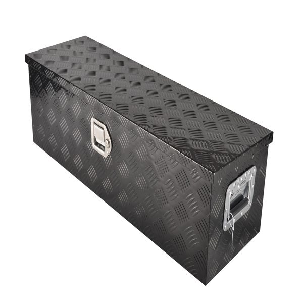 Aluminum Tool Box Black size39"*13"*10",pattern 5,single lock,double spring MT018002（Amazon prohibits sales）(No support for returns without reason)