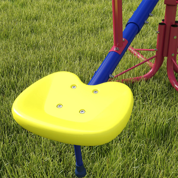   4 Seater  Kids Seesaw Swivel Teeter Totter with 360° Spinning