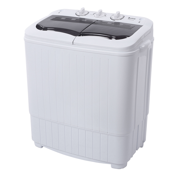 ZOKOP XPB35-188S 14.3(7.7 6.6)lbs Semi-automatic Gray Cover Washing Machine