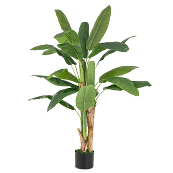 63” fake tropical palm tree 