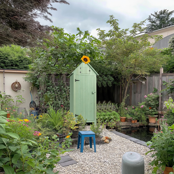 Fir wood Arrow Shed with Single Door Wooden Garden Shed Wooden Lockers 