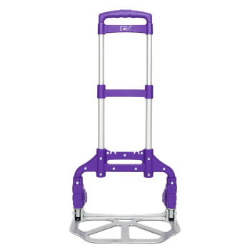 Portable Foldable Telescopic Trolley Trolley Luggage Trolle Purple