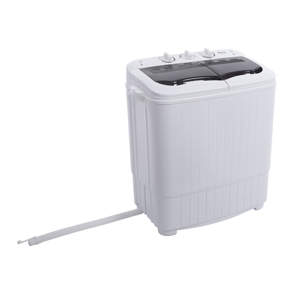 ZOKOP XPB35-188S 14.3(7.7 6.6)lbs Semi-automatic Gray Cover Washing Machine