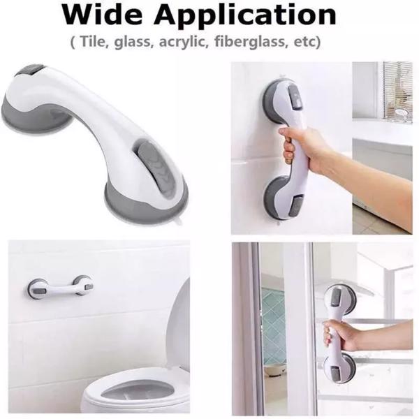 2Pack Shower Grab Bar 12" Showers Suction Bar Handle Bathroom Safety Grip Handle