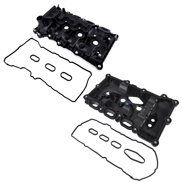 2PCS Valve Cover Left+Right HL3Z-6582-F HL3Z-6582-G for Ford F-150 Expedition, Lincoln Navigator 2018-2022