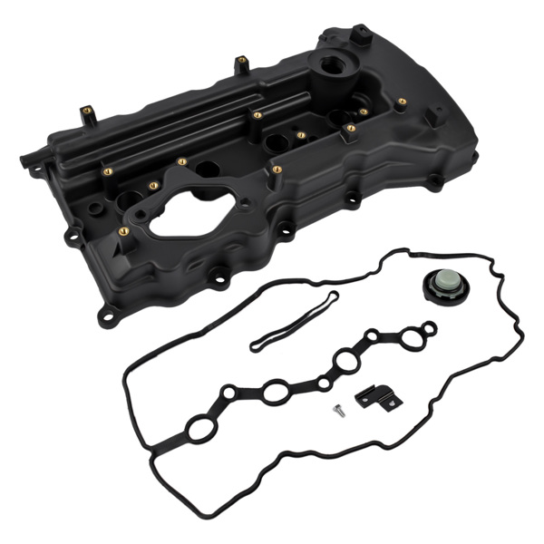 Engine Valve Cover w/ Gasket & Cap for 2011-2016 Hyundai Sonata Santa Fe Kia Optima 2.0 2.4L 224102G710 224002G670