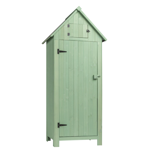 Fir wood Arrow Shed with Single Door Wooden Garden Shed Wooden Lockers 