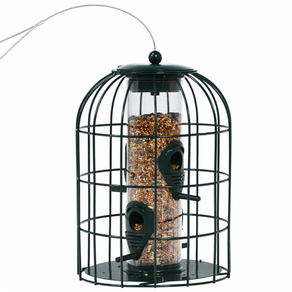 Green  Wild Bird Feeder 7'' x 7'' x 10'' 