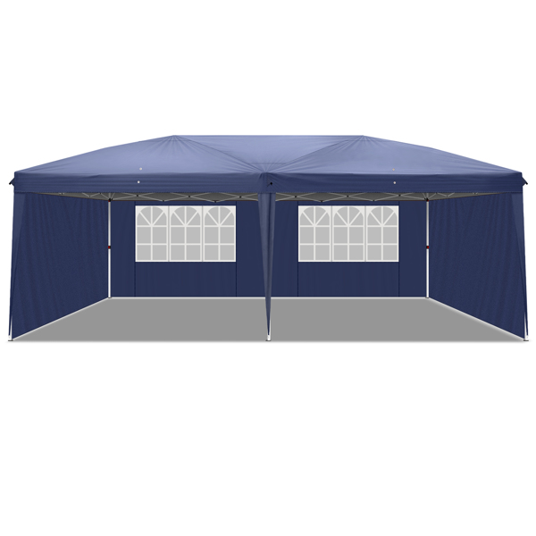 Lotto 3 x 6m Two Windows Practical Waterproof Folding Tent Blue